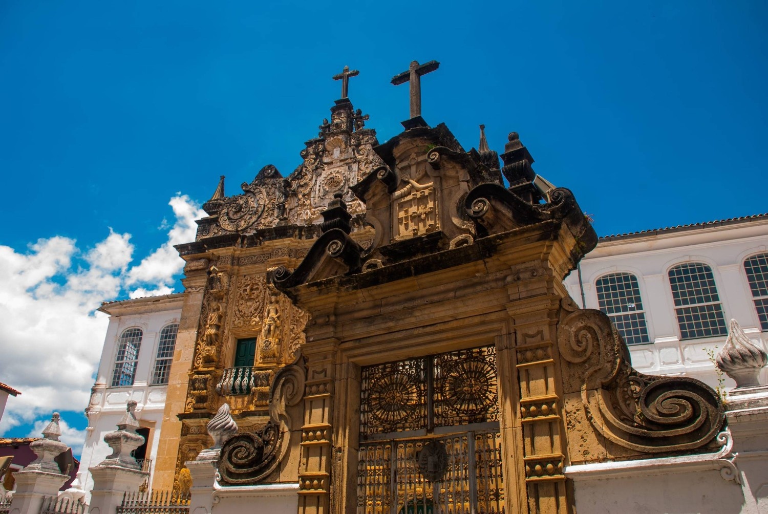 A Church In Sao Francisco Church And Convent In Salvador