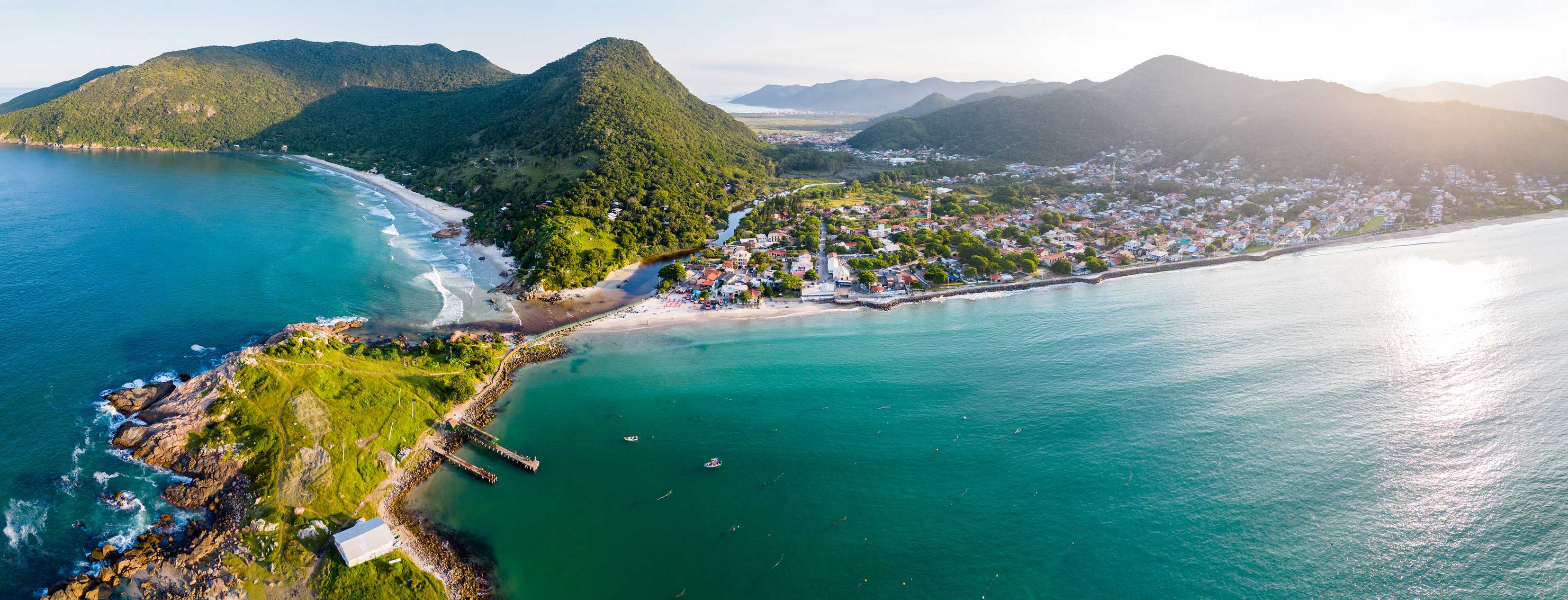Aerial View Of Florianopolis