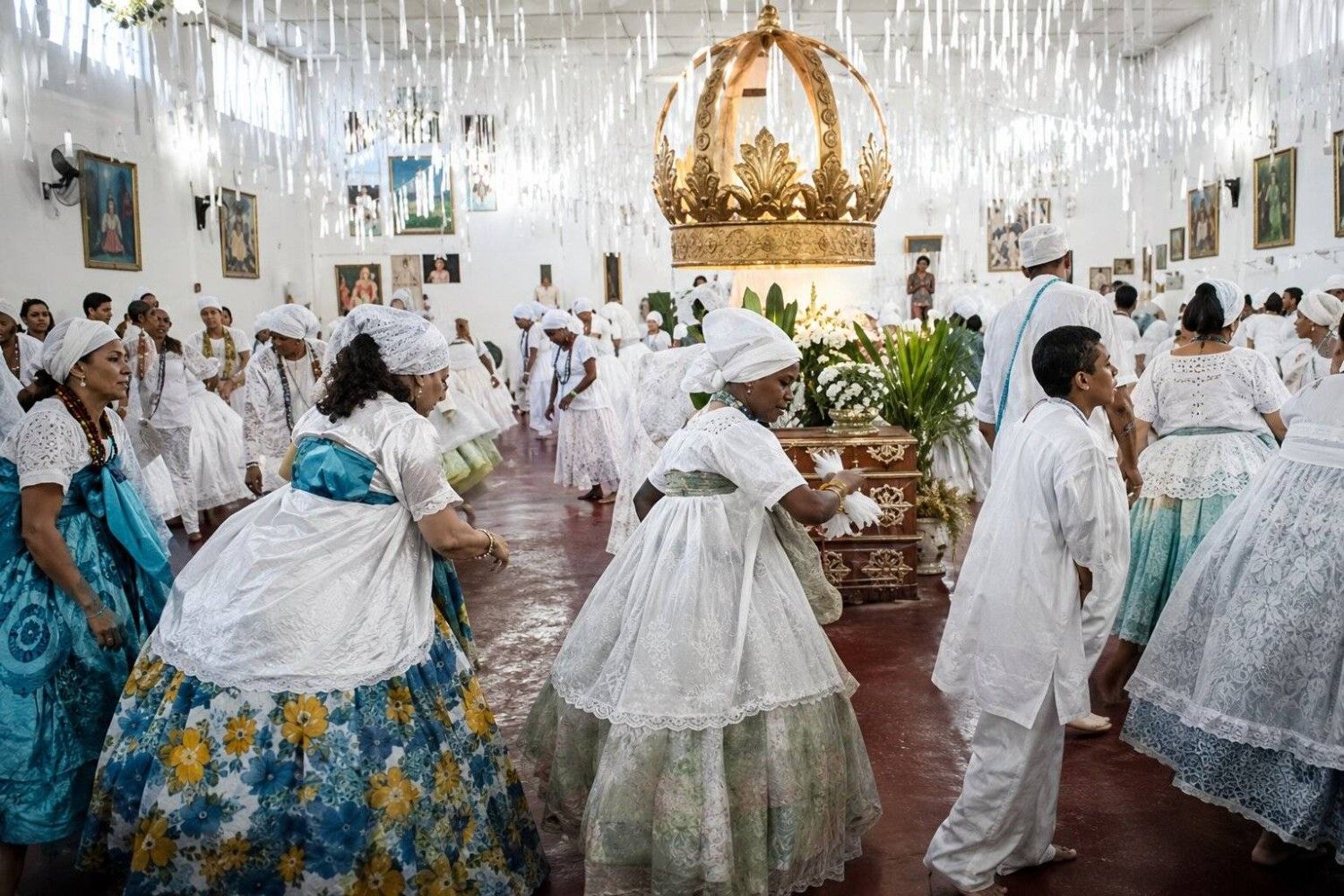 Afro Brazilians Celebrating Candomble