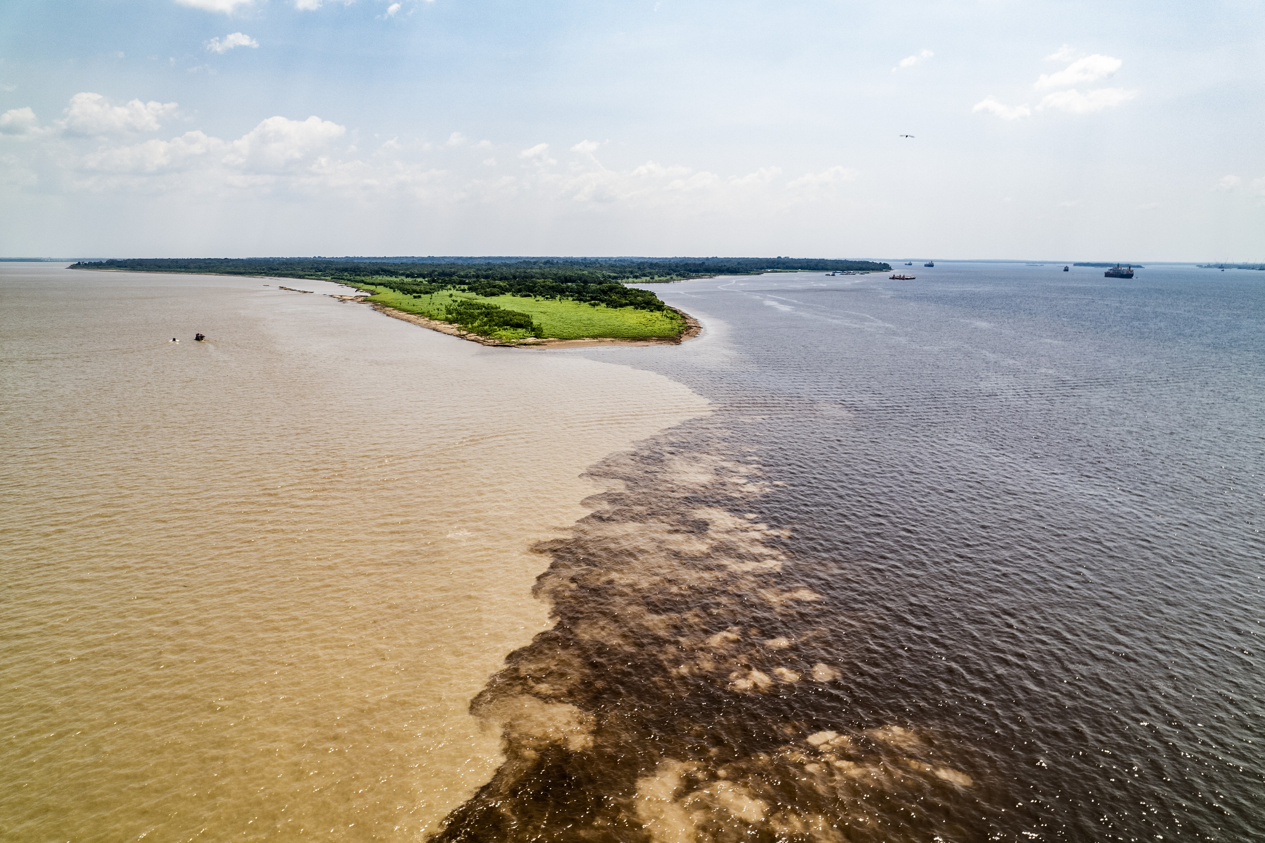 Amazon And Rio Negro Manaus City Brazil