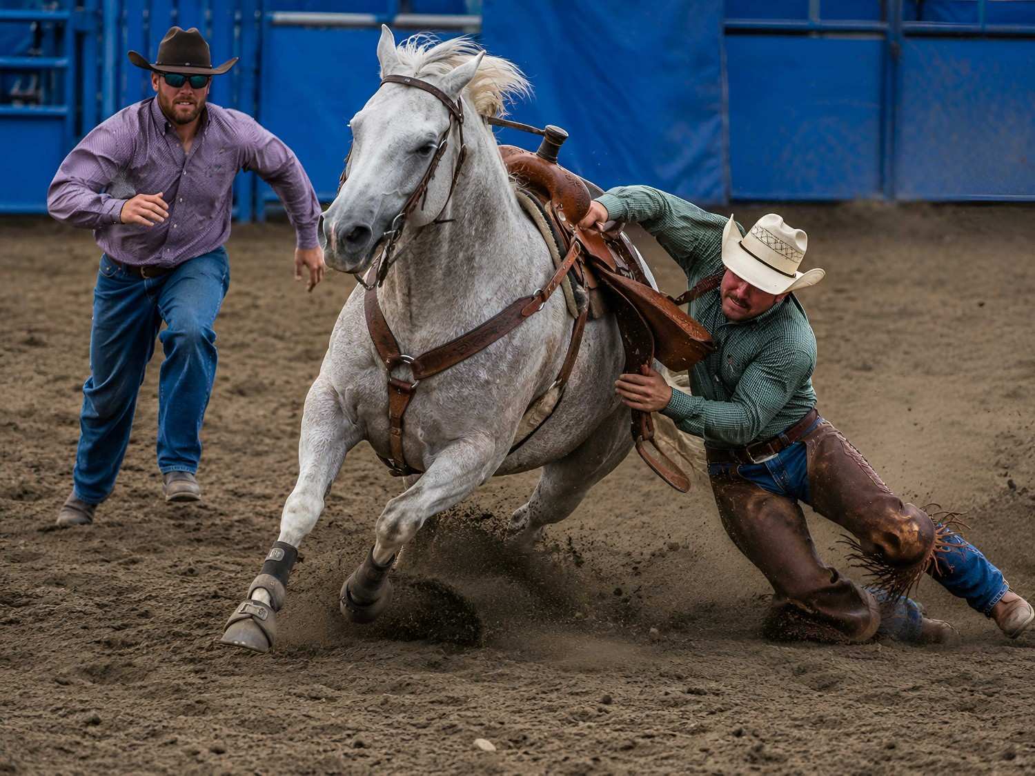 Cowboys at the festival in Brazil