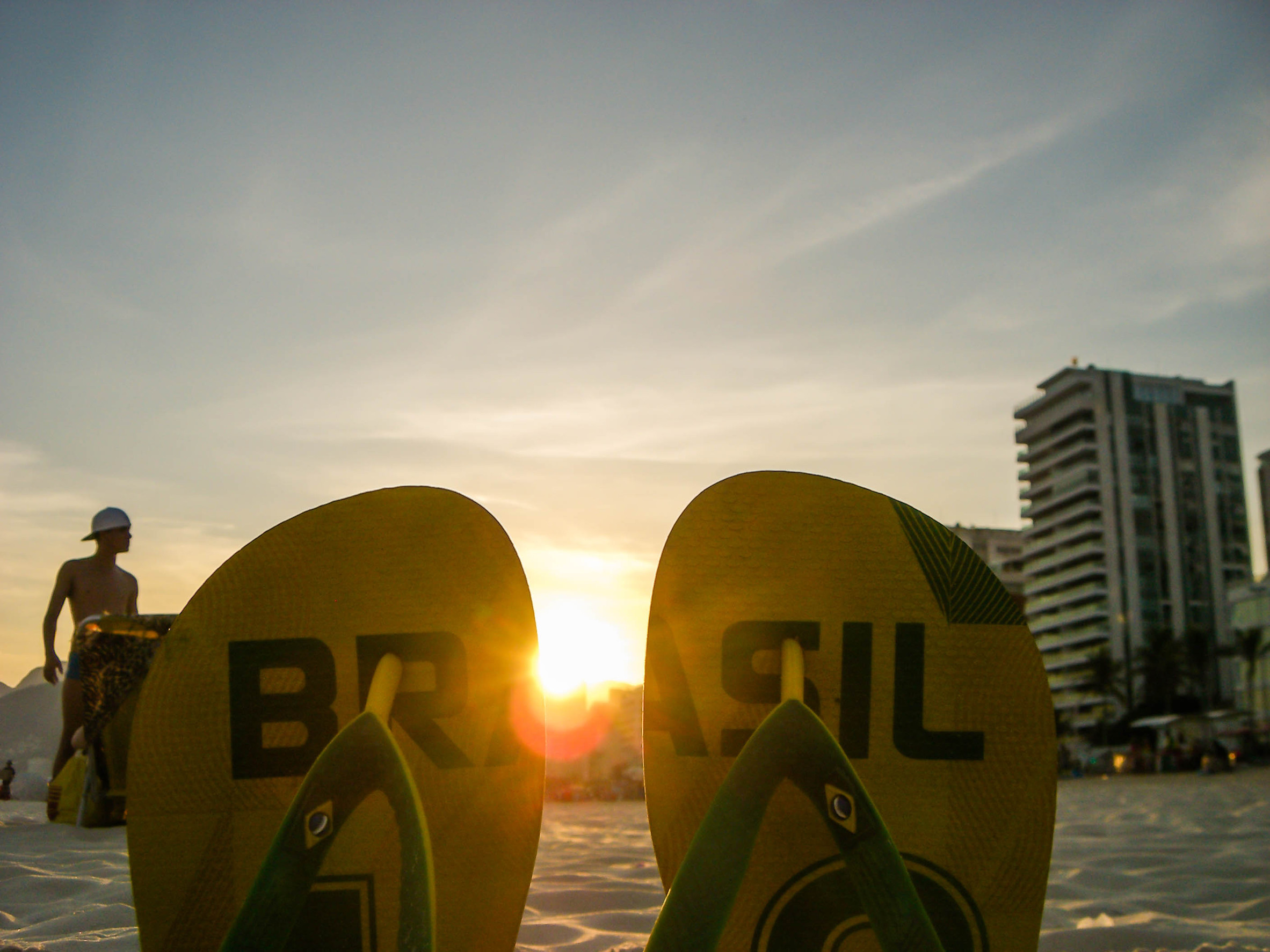 Flip Flops With Sign