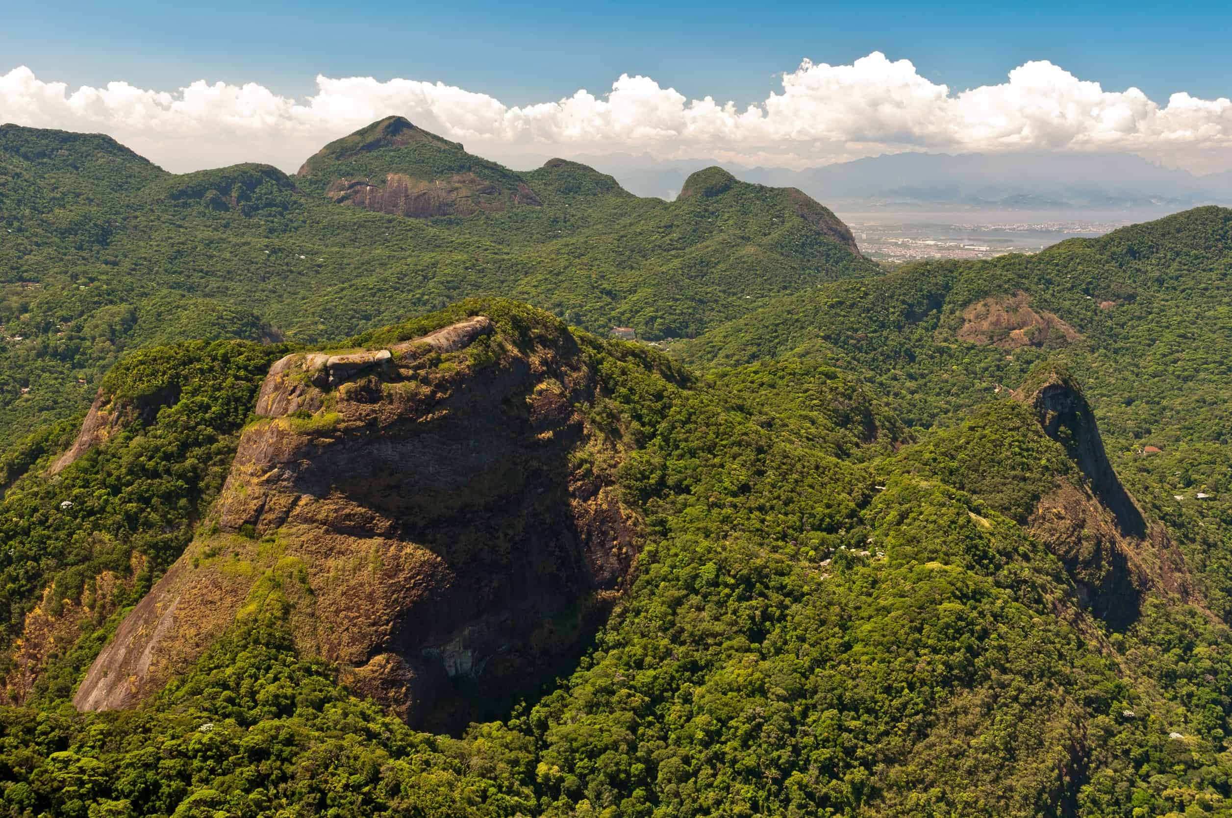 Mountains of Tijuca National Park in Rio de Janeiro
