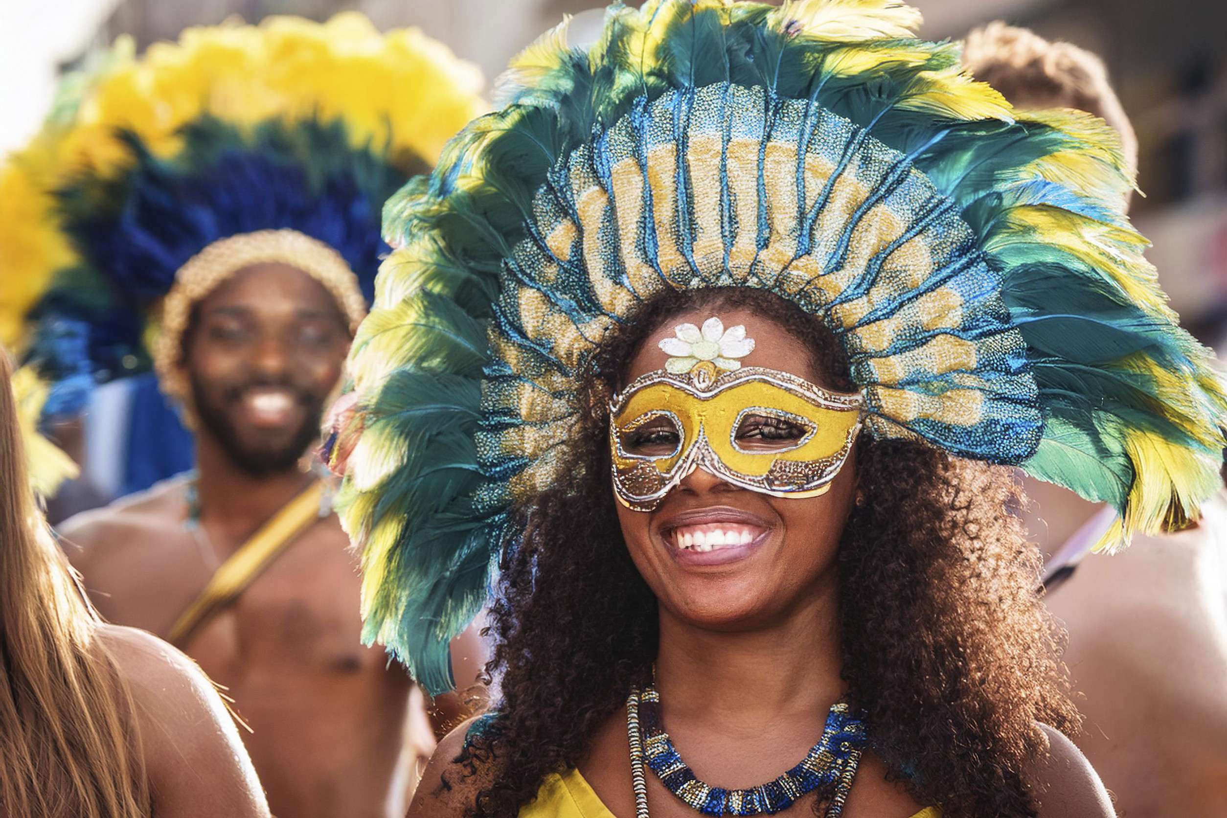 Rio Carnival Samba Dancer Performance