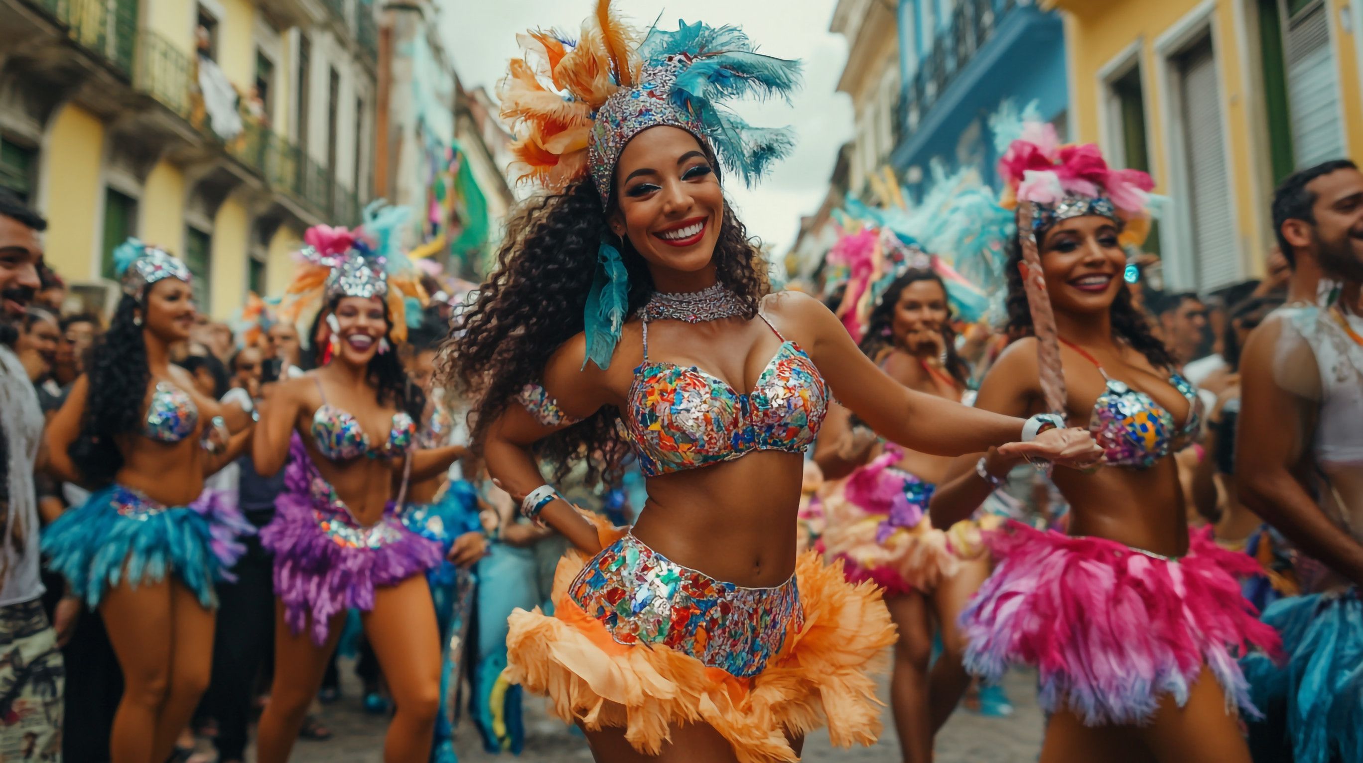 Samba School Perform At Marques