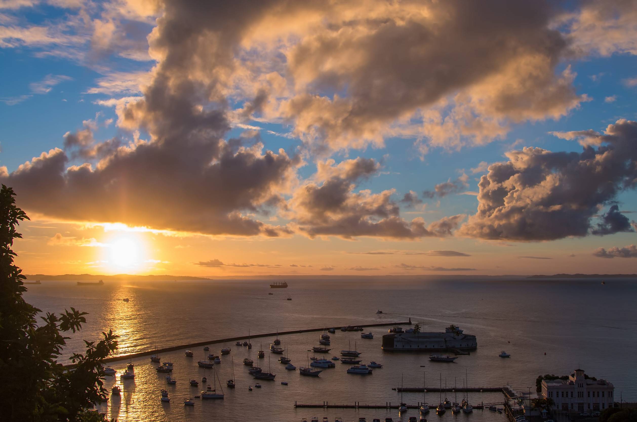 Sunset View Of Salvador