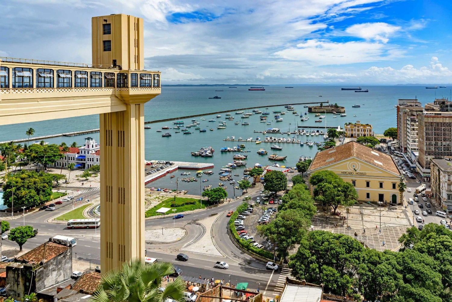 The Famous Yellow Elevator Found In Salvador