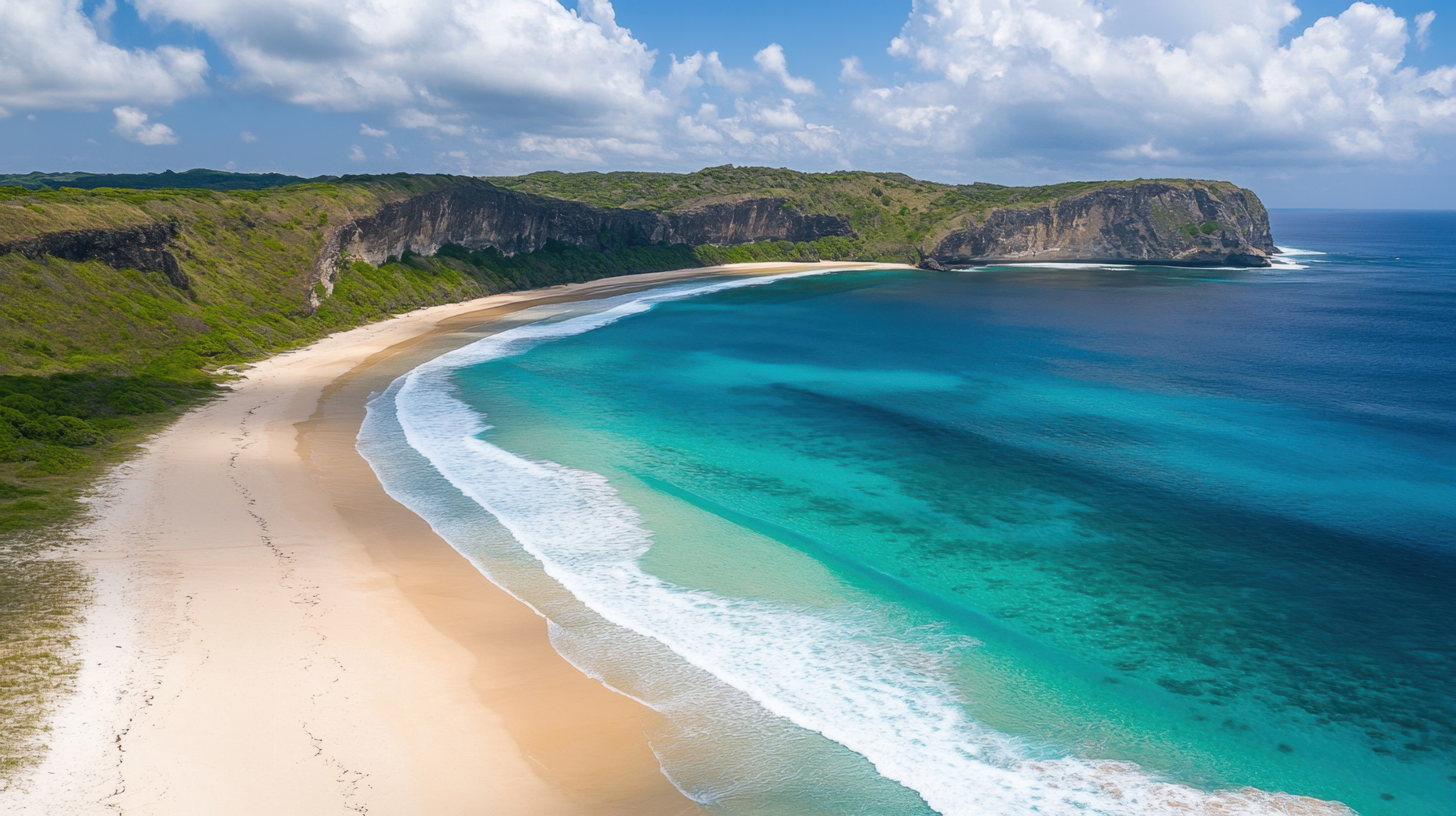 This Stunning Aerial View Captures A Pristine Beach