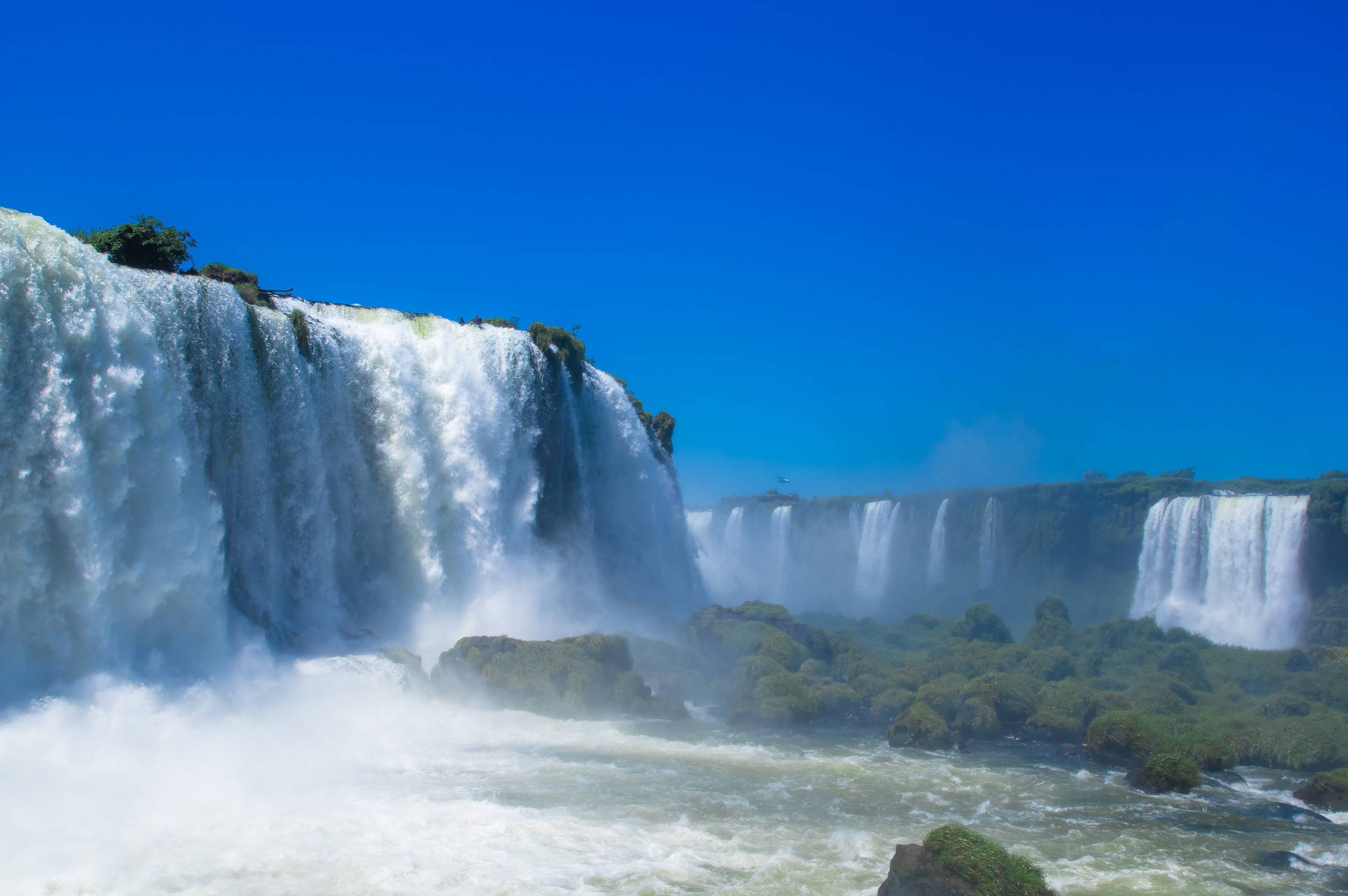 View Of The Foz Do Iguacu Waterfalls
